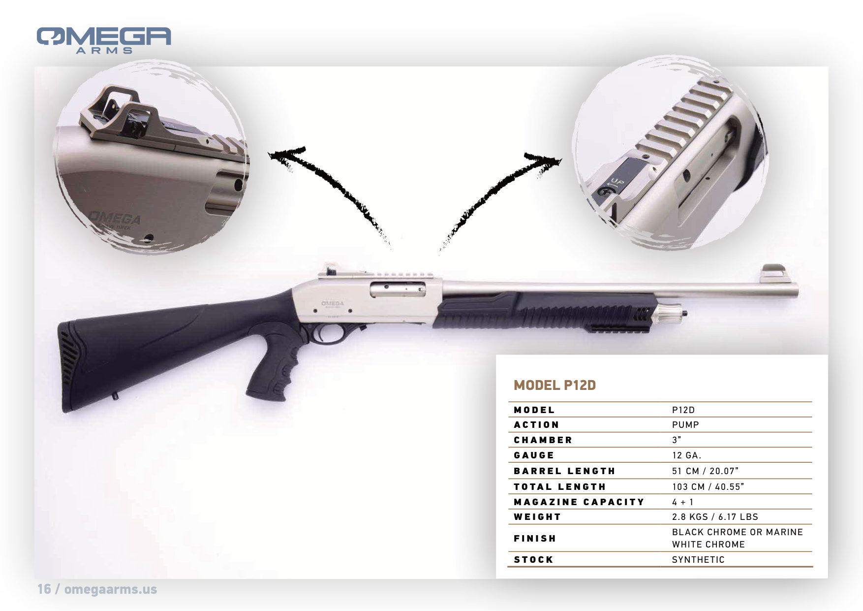 P12D Pump Action Shotgun