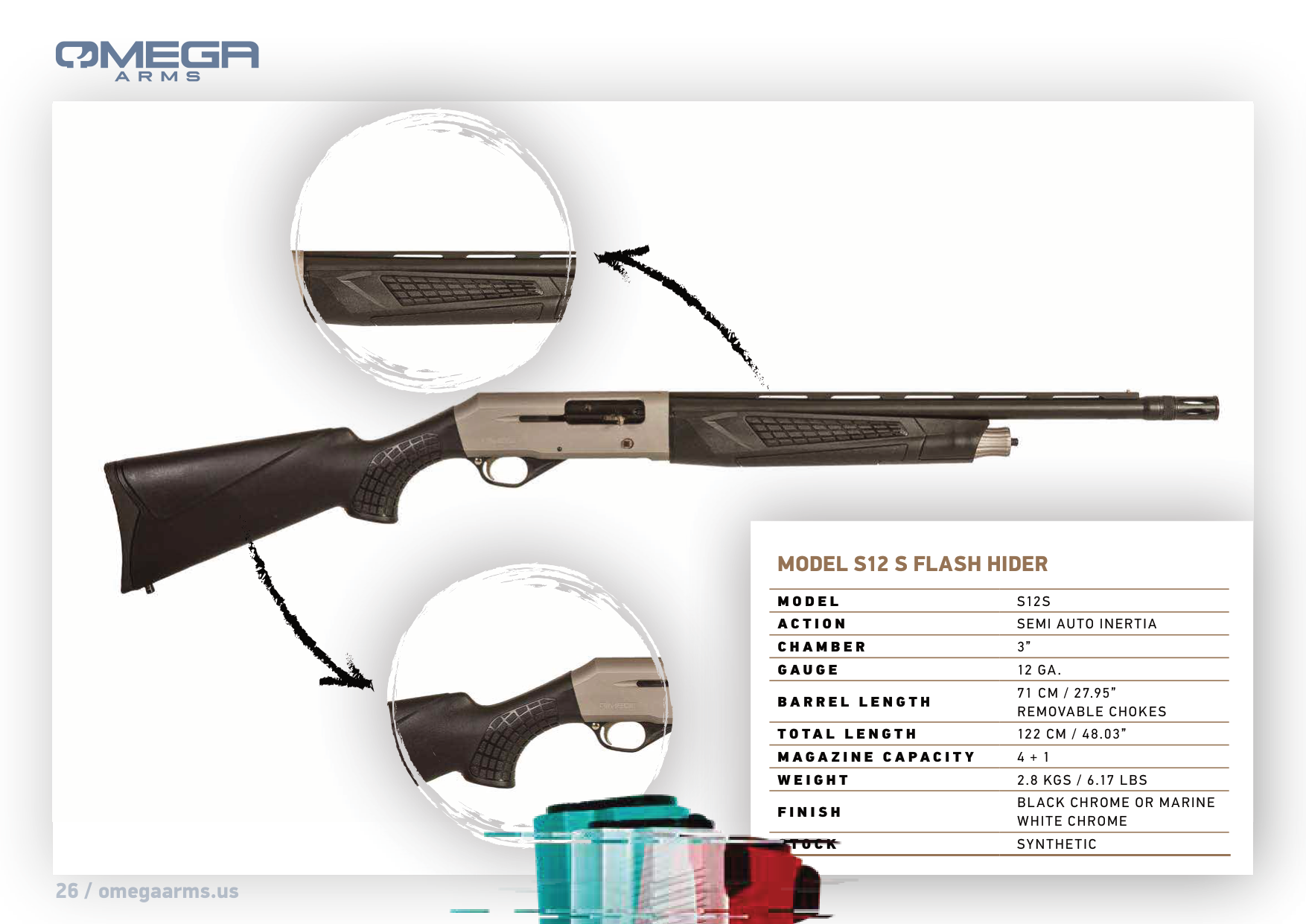 S12 S Flash Hider Shotgun