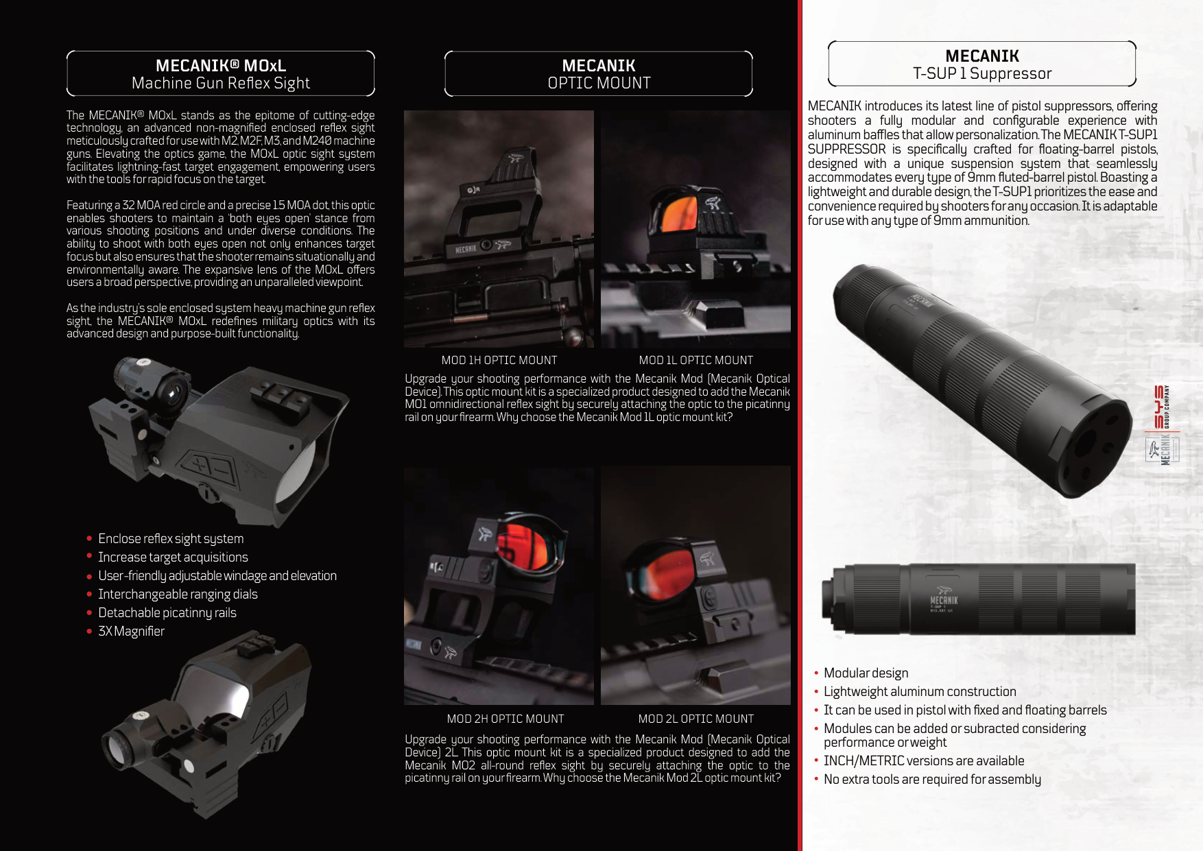 Optics and Accessories